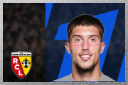 Robin Risser (RC Lens) victime d'une gêne musculaire